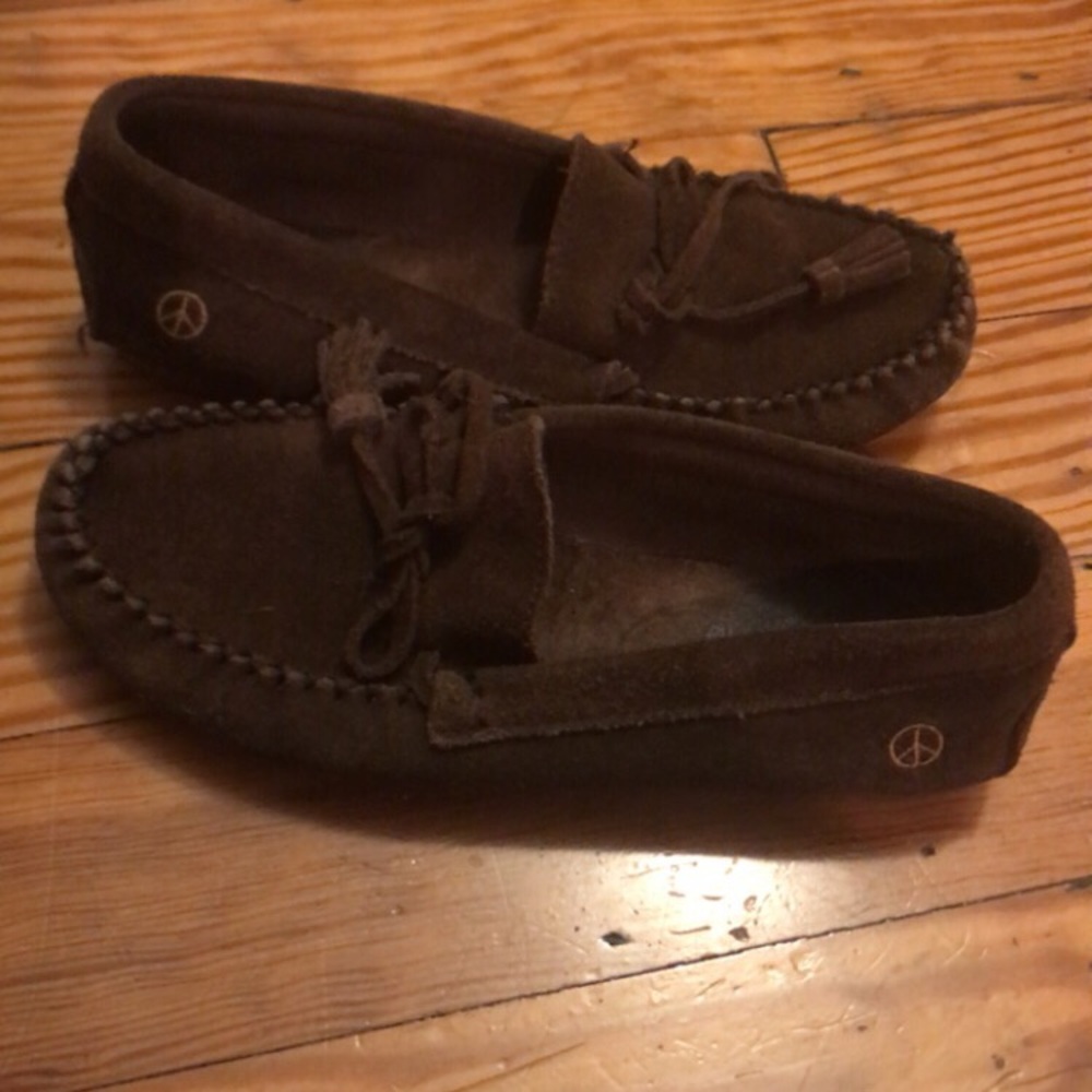 peace sign mocs